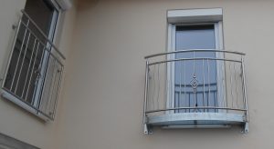 Mucola Fenster Sicherheitsgitter Balkongeländer Fensterschutz Stahl  Geländer Silber, (Stück), Vollständig verschweißt
